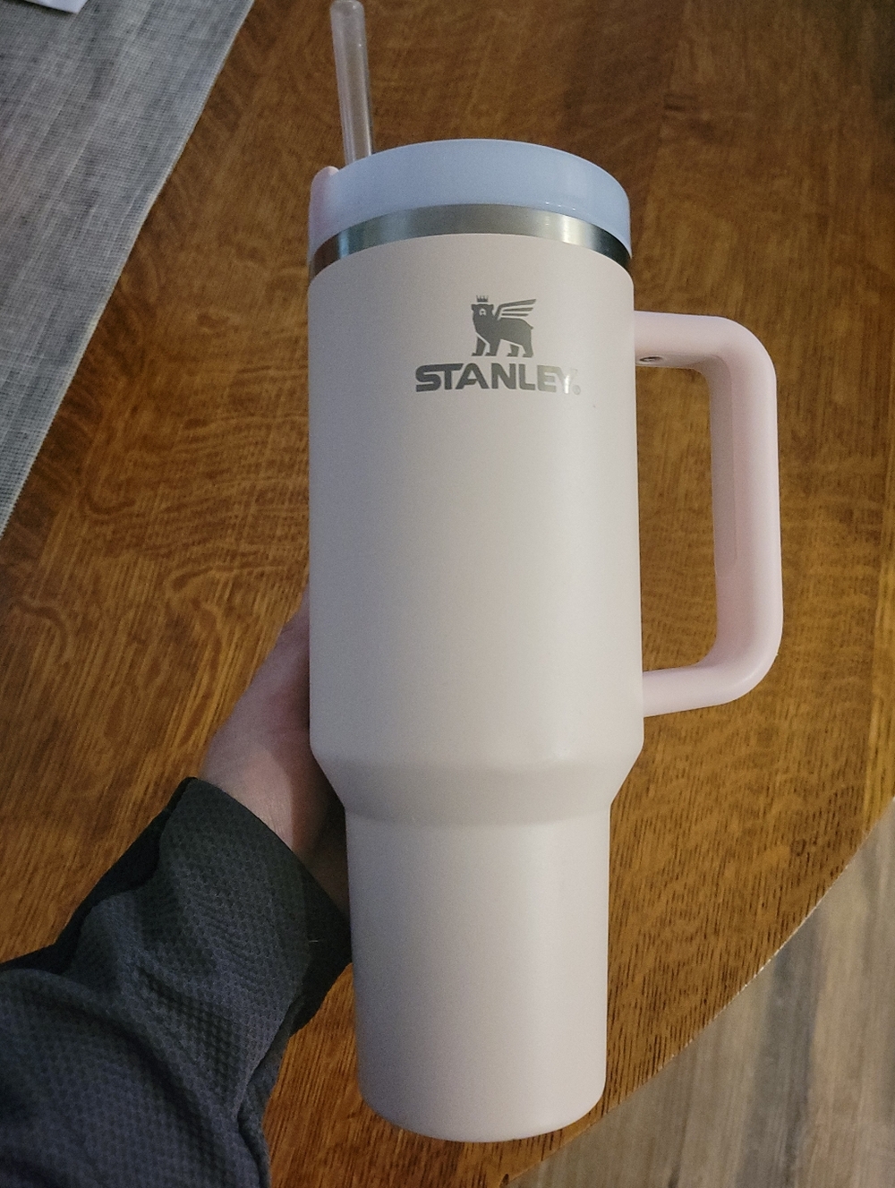 Stanley Pink Insulated Travel Mug with Handle 40 Oz
